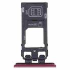 SIM Card Tray + SIM Card Tray / Micro SD Card Tray for Sony Xperia 5 (Red) - 1