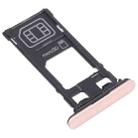 SIM Card Tray + Micro SD Card Tray for Sony Xperia X Performance (Pink) - 2