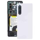 Battery Back Cover for Sony Xperia 1 II(White) - 1