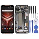 Original LCD Screen for Asus ROG Phone ZS600KL Z01QD Digitizer Full Assembly with Frame（Black) - 1