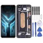 Original OLED LCD Screen for Asus ROG Phone 3 ZS661KS I003DD Digitizer Full Assembly with Frame（Black) - 1