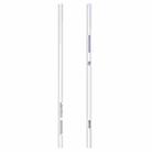 1 Pair Side Part Sidebar For Sony Xperia XA2 Plus (Silver) - 1