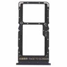 SIM Card Tray + SIM Card Tray / Micro SD Card Tray for Xiaomi Poco X3 GT 21061110AG (Black) - 1
