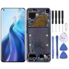 Original LCD Screen for Xiaomi Mi 11 M2011K2C, M2011K2G Digitizer Full Assembly with Frame(Purple) - 1