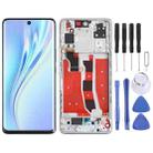 Original OLED LCD Screen for Honor V40 Lite Digitizer Full Assembly with Frame(Silver) - 1