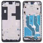 Original Front Housing LCD Frame Bezel Plate for TCL 10L / 10 Lite T770H, T770B (Black) - 1