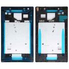 Original Front Housing LCD Frame Bezel Plate for Lenovo Tab 4 8.0 TB-8504X, TB-8504F (Black) - 1