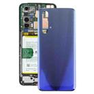 For OPPO Realme X3 / Realme X3 SuperZoom Battery Back Cover (Blue) - 1