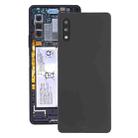 Battery Back Cover with Camera Lens Cover for Sony Xperia Ace II SO-41B(Black) - 1