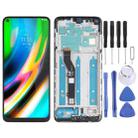 TFT LCD Screen for Motorola Moto G9 Plus XT2087-1 Digitizer Full Assembly with Frame (Black) - 1