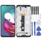 TFT LCD Screen for Motorola Moto G30 XT2129-1 XT2129-2 Digitizer Full Assembly with Frame (Black) - 1