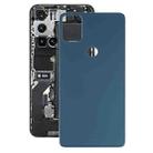 For Alcatel 3X 2020 5061 5061K 5061U Glass Battery Back Cover  (Blue) - 1