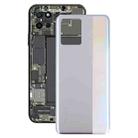 For OPPO Realme 8 Battery Back Cover (Silver) - 1