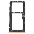 SIM Card Tray + Micro SD Card Tray for ZTE Blade V9 (Gold) - 1