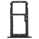 SIM Card Tray + Micro SD Card Tray for ZTE Blade A7 2019 (Black) - 1