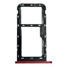SIM Card Tray + Micro SD Card Tray for ZTE Blade A51 (Red) - 1