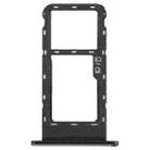 SIM Card Tray + Micro SD Card Tray for ZTE Blade V2020 Smart (Black) - 1