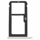 SIM Card Tray + Micro SD Card Tray for ZTE Blade Zmax Pro / Z981 (Silver) - 1