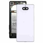 For Sony Xperia 8 Battery Back Cover with Middle Frame & Camera Lens Cover(Silver) - 1