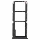 For OPPO A16 / A16S CPH2269 CPH2271  SIM Card Tray + SIM Card Tray + Micro SD Card Tray (Black) - 1