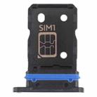 For vivo X70 V2133A V2104 SIM Card Tray + SIM Card Tray (Blue) - 1