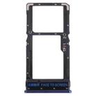 SIM Card Tray + Micro SD Card Tray for Xiaomi Poco X3 Pro M2102J20SG M2102J20SI (Blue) - 1