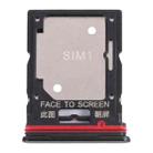 SIM Card Tray + SIM Card Tray / Micro SD Card Tray for Xiaomi Redmi Note 11 Pro (China) 21091116C / Redmi Note 11 Pro+ 5G / 11i / 11i HyperCharge 5G 21091116UI(Black) - 1