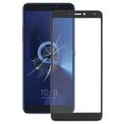 For Alcatel 3V 5099D 5099A Front Screen Outer Glass Lens (Black) - 1