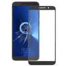 For Alcatel 3 5052D Front Screen Outer Glass Lens (Black) - 1