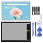 LCD Screen For Lenovo Smart Tab M10 FHD REL TB-X605 TB-X605LC TB-X605FC with Digitizer Full Assembly (White) - 1