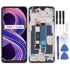 LCD Screen and Digitizer Full Assembly with Frame for OPPO Realme 8 5G(Black) - 1