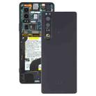 Original Battery Back Cover with Camera Lens for Sony Xperia 1 III(Black) - 1