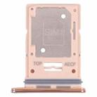 For Samsung Galaxy A53 5G SM-A536B Original SIM Card Tray + SIM Card Tray / Micro SD card tray (Gold) - 1