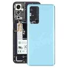 For OnePlus 9RT 5G MT2110 MT2111 Original Glass Battery Back Cover (Blue) - 1