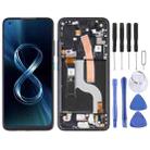 Original AMOLED LCD Screen for Asus Zenfone 8 ZS590KS Digitizer Full Assembly with Frame（Black) - 1