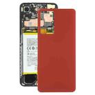 For OPPO Reno7 Pro 5G Glass Battery Back Cover (Red) - 1