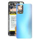 For OPPO Reno7 5G China Glass Battery Back Cover (Blue) - 1