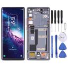 Original LCD Screen for TCL 20 Pro 5G T810H Digitizer Full Assembly with Frame (Black) - 1