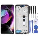 TFT LCD Screen for Motorola Moto G 5G Digitizer Full Assembly with Frame (Purple) - 1