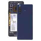 Original Battery Back Cover with Fingerprint for Sony Xperia 10 II(Blue) - 1