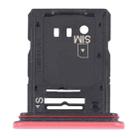 SIM Card Tray + Micro SD Card Tray for Sony Xperia 10 III (Red) - 1
