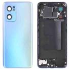 For OPPO Reno7 5G CPH2371 Battery Back Cover with Middle Frame (Blue) - 1