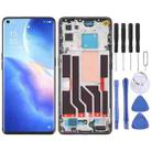 Original LCD Screen For OPPO Reno5 Pro 5G Digitizer Full Assembly with Frame (Black) - 1