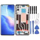 Original LCD Screen For OPPO Reno5 Pro 5G Digitizer Full Assembly with Frame(Silver) - 1