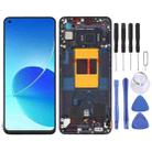 Original LCD Screen For OPPO Reno6 5G PEQM00 CPH2251 Digitizer Full Assembly with Frame (Black) - 1