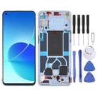 Original LCD Screen For OPPO Reno6 5G PEQM00 CPH2251 Digitizer Full Assembly with Frame (Blue) - 1