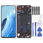 Original LCD Screen For OPPO Reno7 5G China PFJM10 Digitizer Full Assembly with Frame (Black) - 1