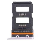 SIM Card Tray + SIM Card Tray for Xiaomi 12/12X(Silver) - 1