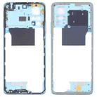 Middle Frame Bezel Plate for Xiaomi Poco X4 Pro 5G/Redmi Note 11E Pro(Blue) - 1
