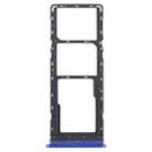 For Infinix Hot 7/Hot 7 Pro SIM Card Tray + SIM Card Tray + Micro SD Card Tray (Blue) - 1